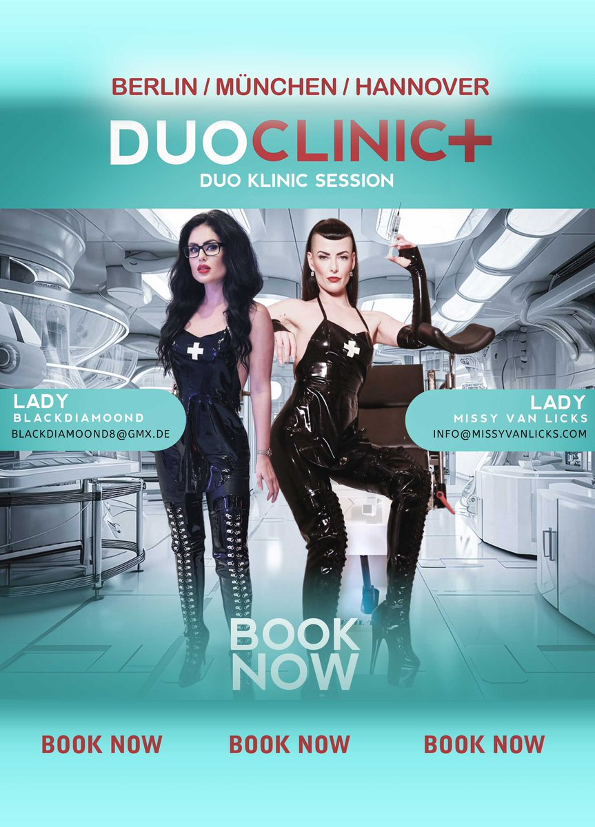 Mistress Blackdiamoond (@herrinbd) on Twitter photo Morgen noch gemeinsame freie Termine in München <a href="/BizarradiesMUC/">⚜️ DAS BIZARRADIES ⚜️ BDSM-Mietstudio & Apartments</a>
MISSY VAN LICKS & LADY BLACKDIAMOOND
BUCHE 4 STUNDEN MIT UNS BEIDEN ZUSAMMEN UND DU BEKOMMST 1 STUNDE ZUSÄTZLICH GESCHENKT.
BUCHE 2 STUNDEN MIT UNS BEIDEN ZUSAMMEN UND DU BEKOMMST 1/2 STUNDE ZUSÄTZLICH Morgen noch gemeinsame freie Termine in München <a href="/BizarradiesMUC/">⚜️ DAS BIZARRADIES ⚜️ BDSM-Mietstudio & Apartments</a>
MISSY VAN LICKS & LADY BLACKDIAMOOND
BUCHE 4 STUNDEN MIT UNS BEIDEN ZUSAMMEN UND DU BEKOMMST 1 STUNDE ZUSÄTZLICH GESCHENKT.
BUCHE 2 STUNDEN MIT UNS BEIDEN ZUSAMMEN UND DU BEKOMMST 1/2 STUNDE ZUSÄTZLICH