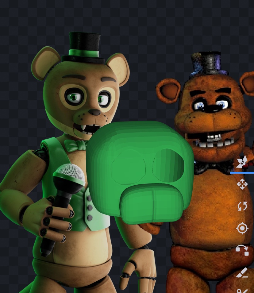 Attempting to Model a FNaF1 styled Oliver “Popgoes” Evergreen

WIP1