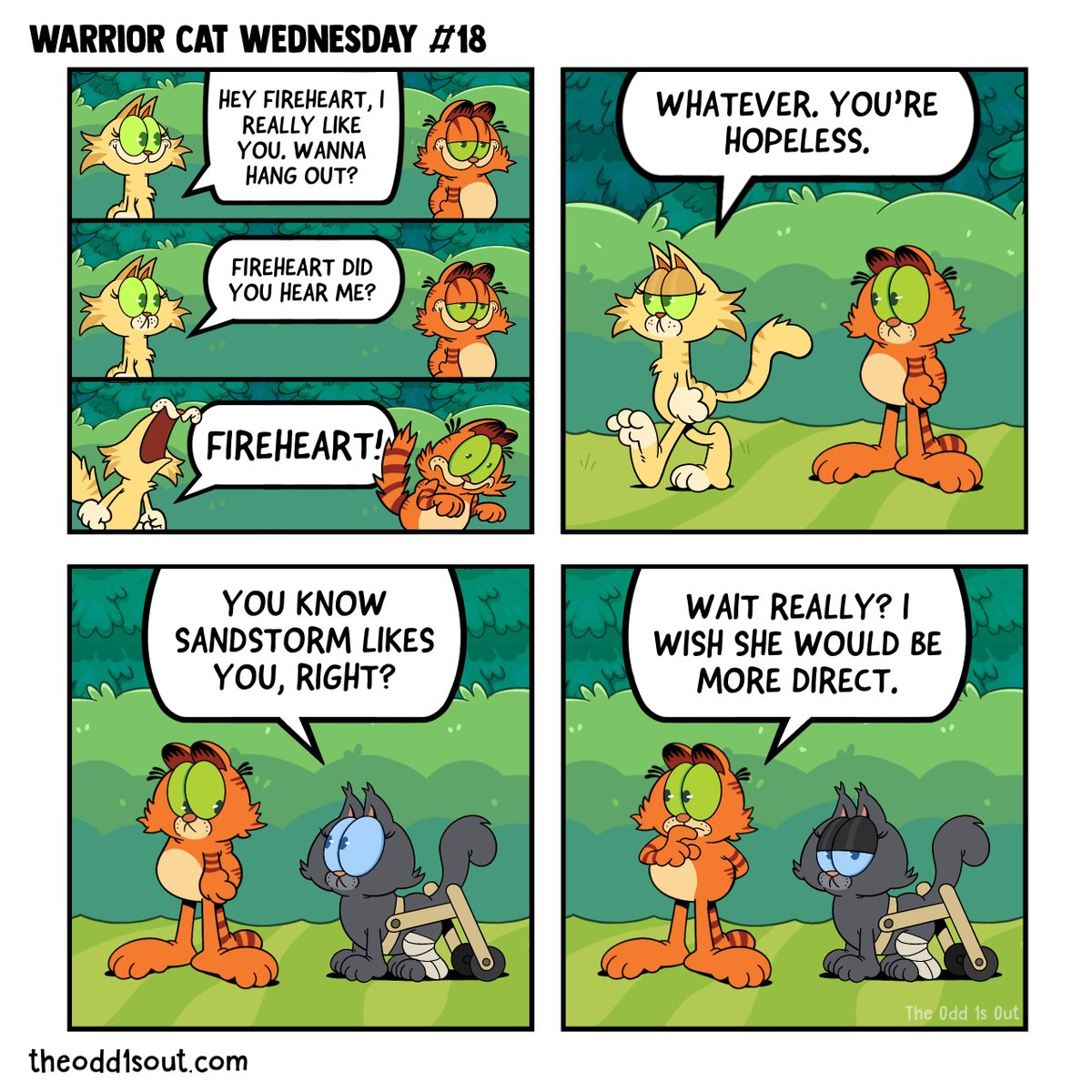 theodd1sout's tweet image. Happy WARRIOR CAT WEDNESDAY!