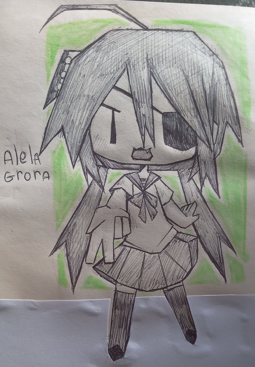 FragaahYasmin's tweet image. Alela grora (I changed my artstyle)
#okegom #okegomtwt #doodleart