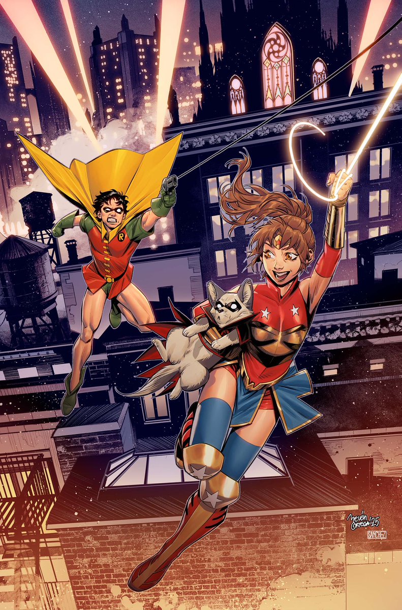 BelenOrtega_'s tweet photo. Trinity: Daughter of Wonder Woman’ #2 out today!
Swipe to read the preview.
Lizzie meets the boy who never listens, on his cute little pixie shoes. 
@TomKingTK  
@DCOfficial 

#trinitydaughterofwonderwoman #lizzieprince #robincorgi https://t.co/2PTDLb0BtY
