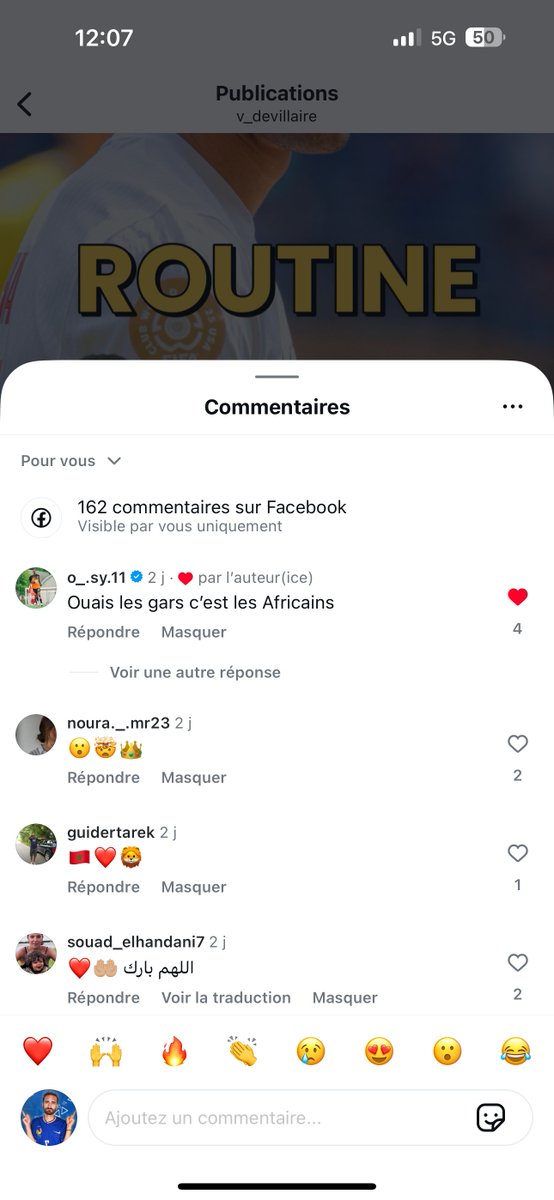 Mddr le frère de Dembélé c'est vraiment un ouf, je fais une vidéo sur l'infatigable Hakimi, il commente ça il me fume 😂