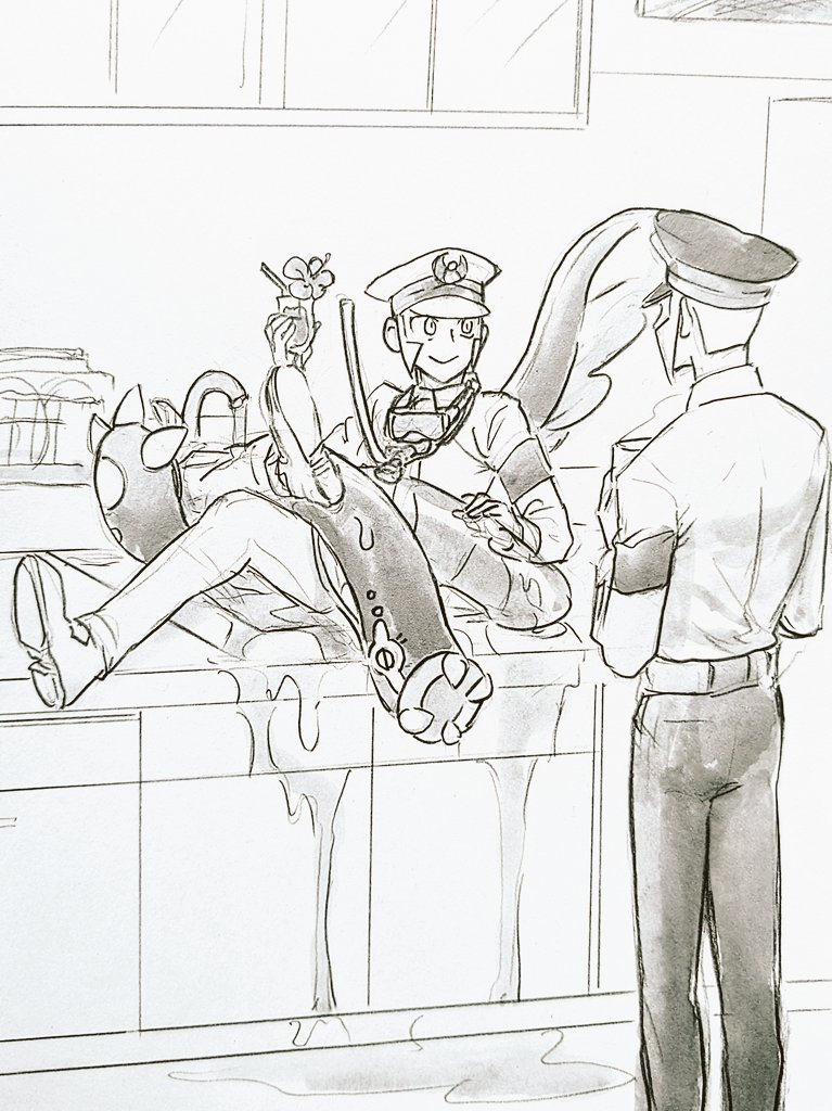 AMASORA0's tweet image. ▽「⚡️ﾄﾞﾝ暑いって言ってるから」
▲「だからってそうはなりませんよね」