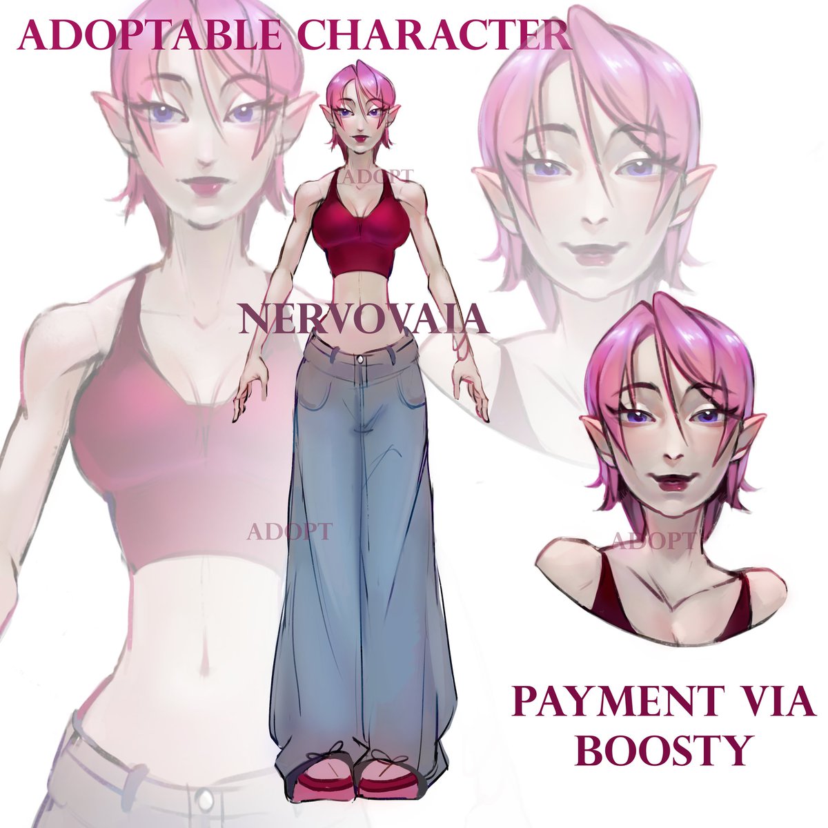 baaobeiii's tweet photo. Pink elf adopt💕 auction 👇
#artmoots #adopt #adoptablecharacter https://t.co/qkEMzHisBZ