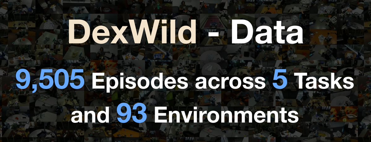 Tony Tao @ RSS 🤖 (@_tonytao_) on Twitter photo Want to add diverse, high-quality data to your robot policy?
Happy to share that the DexWild Dataset is now fully public, hosted by <a href="/huggingface/">Hugging Face</a> 🤗
Find it here! huggingface.co/datasets/board… Want to add diverse, high-quality data to your robot policy?
Happy to share that the DexWild Dataset is now fully public, hosted by <a href="/huggingface/">Hugging Face</a> 🤗
Find it here! huggingface.co/datasets/board…