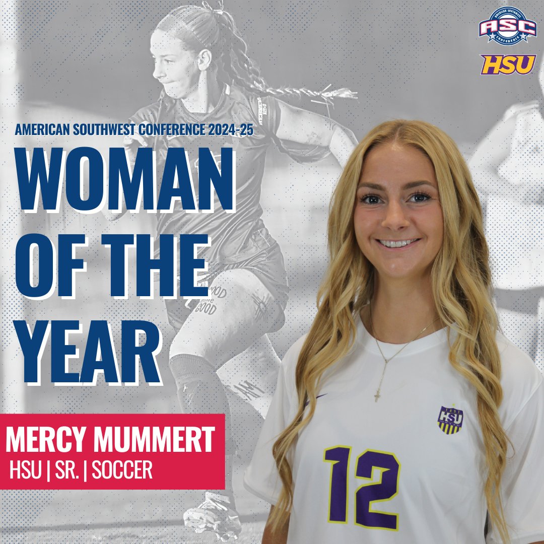 American Southwest (@asc_sports) on Twitter photo ⭐ASC Woman of the Year - Mercy Mummert⭐
Congratulations, Mercy! Thank you for all your hard work and leadership on the field, around campus and in the community.
Read more: ascsports.org/news/2025/7/8/…
#ascsports #ascsoc #d3soc #WhyD3
<a href="/HSUAthletics/">HSU Athletics</a> ⭐ASC Woman of the Year - Mercy Mummert⭐
Congratulations, Mercy! Thank you for all your hard work and leadership on the field, around campus and in the community.
Read more: ascsports.org/news/2025/7/8/…
#ascsports #ascsoc #d3soc #WhyD3
<a href="/HSUAthletics/">HSU Athletics</a>