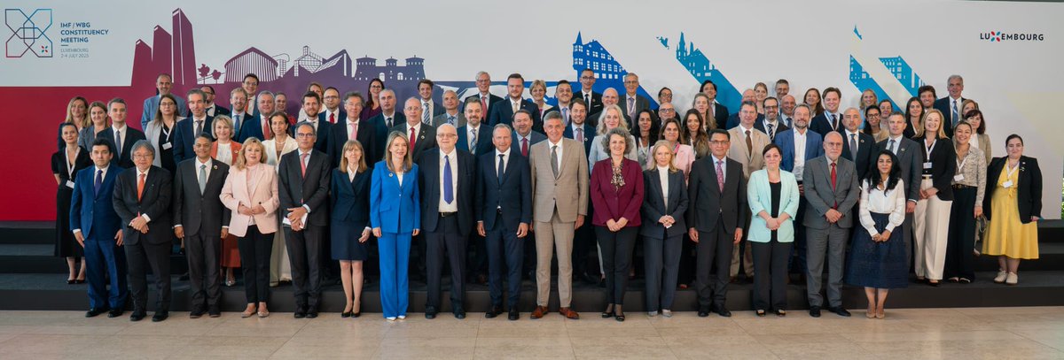At the IMF &amp; WB Annual Constituency Meeting in Luxembourg we discussed about nowadays challenges and the need of stronger and more resilient economies. Thank you, dear hosts and colleagues!