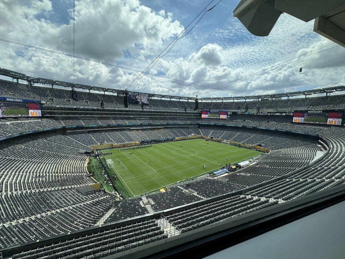 Le MetLife Stadium dans le New Jersey prêt à accueillir le choc entre le PSG et le Real Madrid en 1/2 finale du Mondial des clubs 🔥