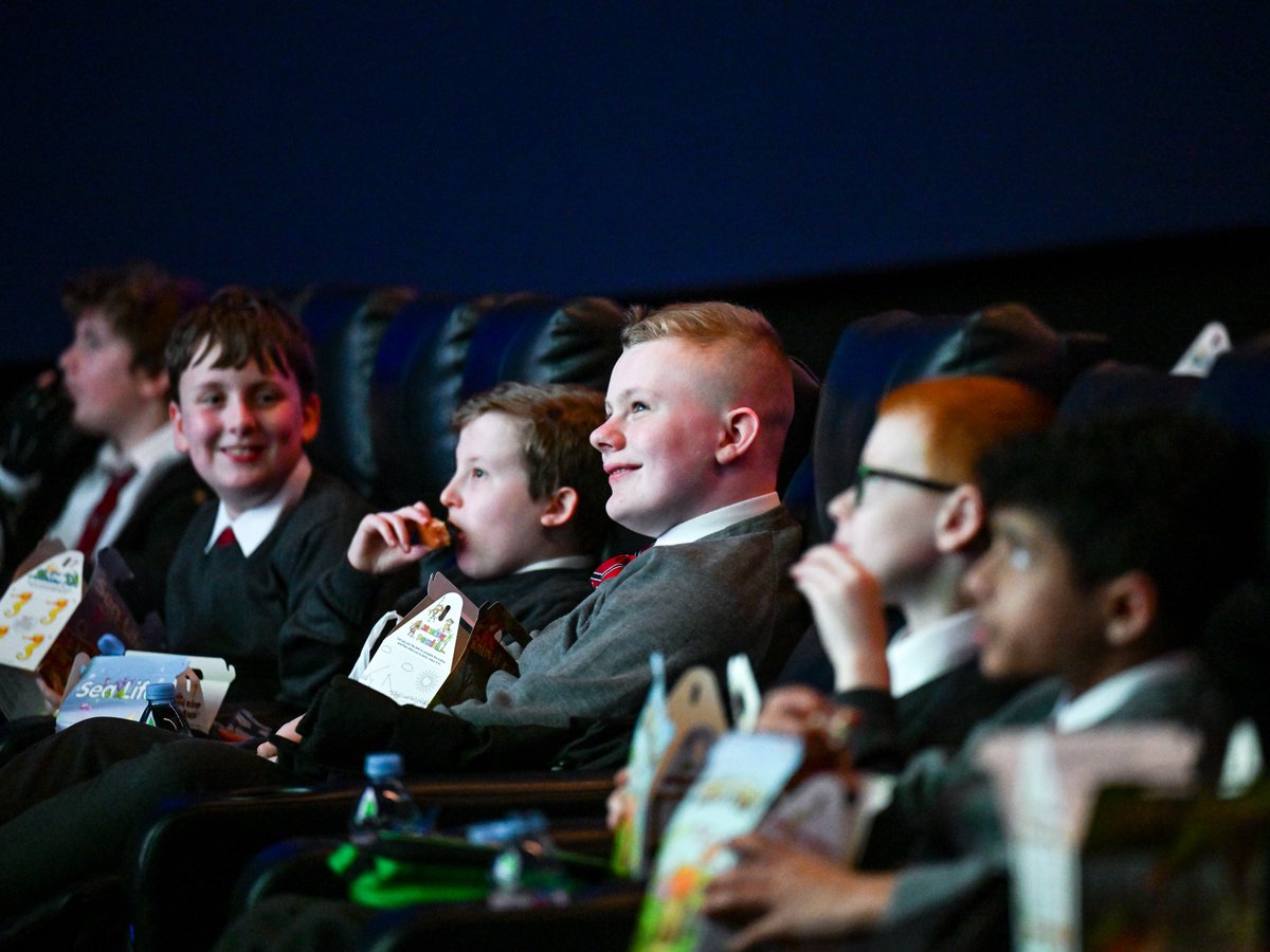 Cinemagic's tweet image. It&apos;s moments like these that reaffirm the work we do! ❤️#TB to when students from 6 different SEN schools showcased their Scratch video games on the big screen followed by a VIP screening of Snow White.

This programme was funded by the @CommunitiesNI  through @NIScreen.
