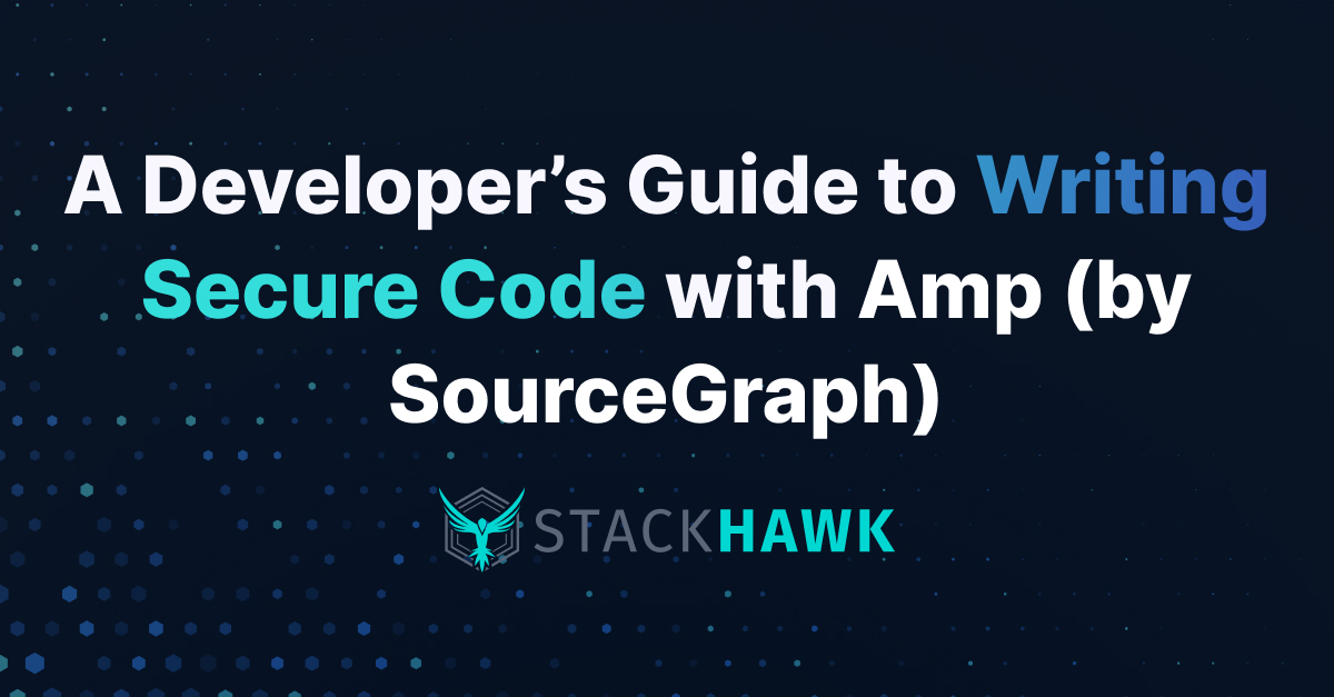 AI writes the code.
StackHawk makes it secure. 🔒

Amp by Sourcegraph + StackHawk = faster, safer shipping.

📖 Read the full blog: hubs.ly/Q03ws-6m0

📚 Explore related posts: hubs.ly/Q03ws-Rj0

#APISecurity #AppSec #DevOps #AI #ApplicationSecurity
