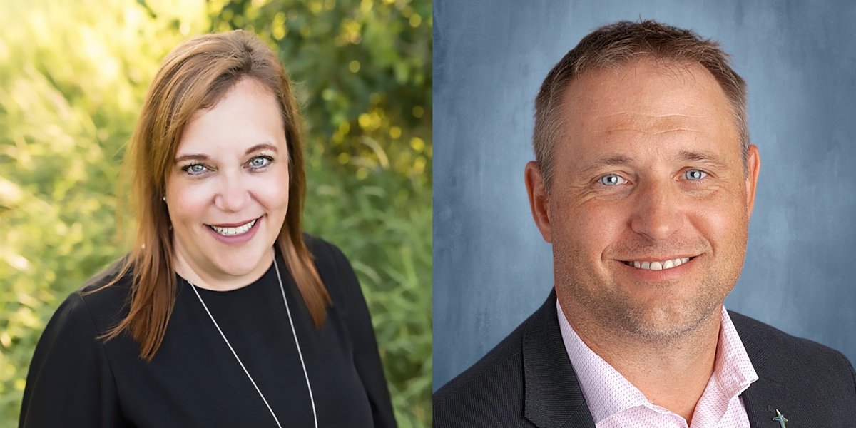 Exciting news! We're thrilled to welcome Ike Hanna (Associate Superintendent, Learning Services) &amp; Nicole Zimmerman (Associate Superintendent, Student Services) to our Senior Leadership Team, effective August 18! 
Learn more: rdcrs.ca/download/523838 
#WeAreRedDeerCatholic