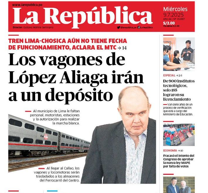 ¿Y a qué otro lugar quirene estos idiotas que vayan los vagones? ¿Al patio de palacio de gobierno?