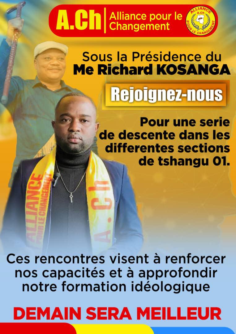 idéal (@idealplateforme) on Twitter photo On ne peut pas mener à bonne fin un combat politique sans avoir au préalable une base idéologique
C'est dans ce sens que la fédération de tshangu O1 et son président vous demandent de venir les rejoindre dans une série de descentes qu'ils organisent.
🌽
<a href="/kabund_jmkkrock/">Jean Marc KABUND-A-KABUND</a> On ne peut pas mener à bonne fin un combat politique sans avoir au préalable une base idéologique
C'est dans ce sens que la fédération de tshangu O1 et son président vous demandent de venir les rejoindre dans une série de descentes qu'ils organisent.
🌽
<a href="/kabund_jmkkrock/">Jean Marc KABUND-A-KABUND</a>