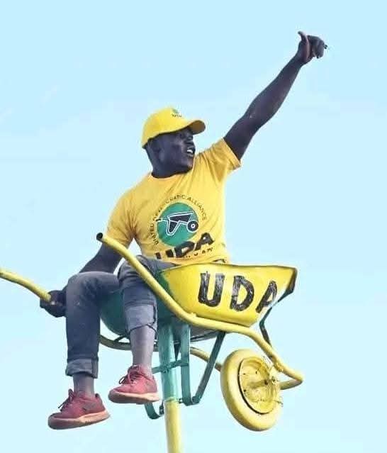 georgediano's tweet image. From Wheelbarrow to Wheelchair in just two years? Ngeli ni ya Wheeliam!