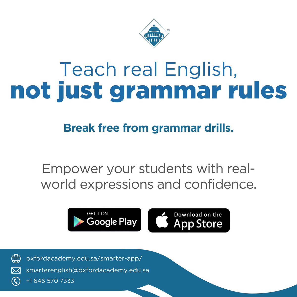 SmarterEnglish_'s tweet image. Still stuck teaching grammar drills?
Teach real-world English with confidence.
✔️ Fluency-focused lessons
✔️ Ready-to-go courses
✔️ Real conversations that help students thrive
📲 Download Smarter English Academy now
#SmarterEnglishAcademy #TeachRealEnglish #ESLteachers