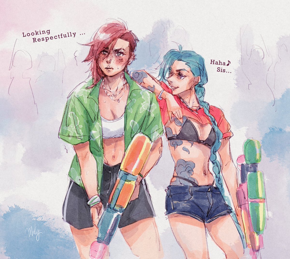 SOSOMill's tweet image. Caitlyn in WATERBOMB💦💦
#piltoversfinest #Caitvi