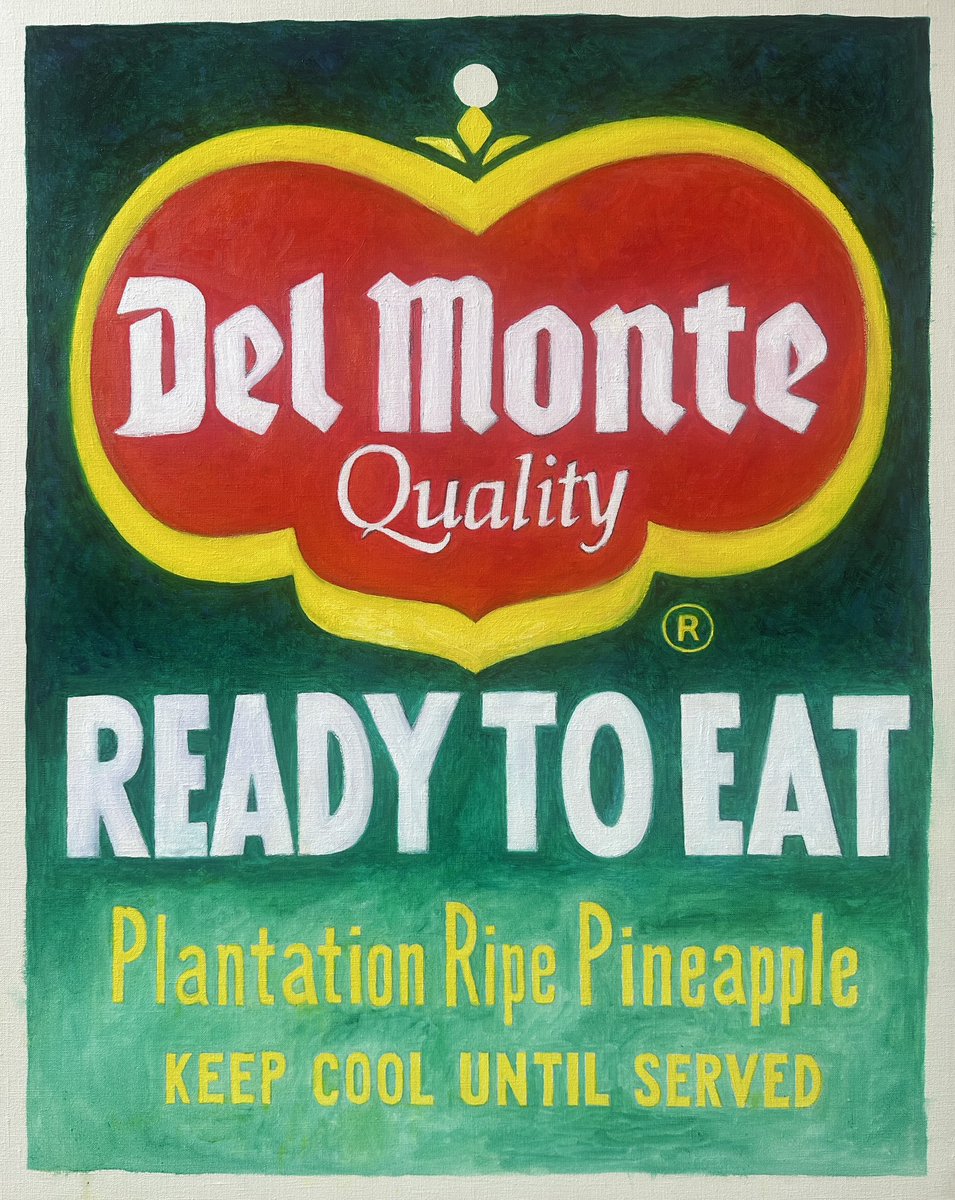 MONKNORI's tweet photo. モンクノリ ファクトリー
Del Monte
910×727mm
oil on canvas
2025
MONKNORI
#painting #oilpainting #delmonte #popart #neodada #japaneseartist https://t.co/IDgFd6WDek