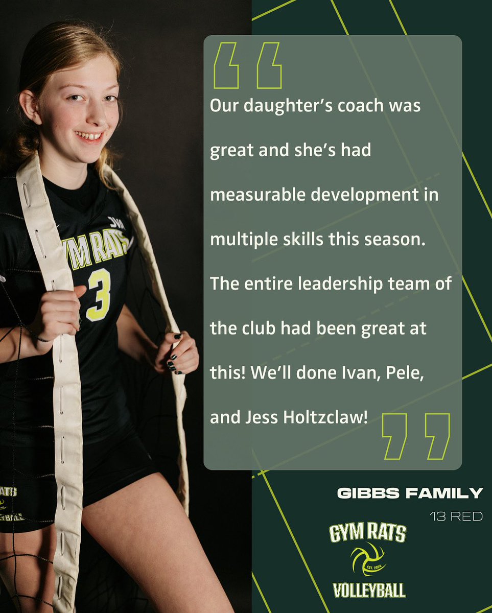Gym Rats Volleyball (@gymratsvb) on Twitter photo Why Gym Rats?
Our coaches and our leader get to know YOU and make YOU a better π player! The collaborative effort is second to none. π«΅ could be next!
ποΈ REGISTER FOR TRYOUTS July 13th & 14th
Donβt miss out! #SeeYouontheCourt with Gym Rats Volleyball
gymratsvb.leagueapps.com/clubteams/4578β¦ Why Gym Rats?
Our coaches and our leader get to know YOU and make YOU a better π player! The collaborative effort is second to none. π«΅ could be next!
ποΈ REGISTER FOR TRYOUTS July 13th & 14th
Donβt miss out! #SeeYouontheCourt with Gym Rats Volleyball
gymratsvb.leagueapps.com/clubteams/4578β¦