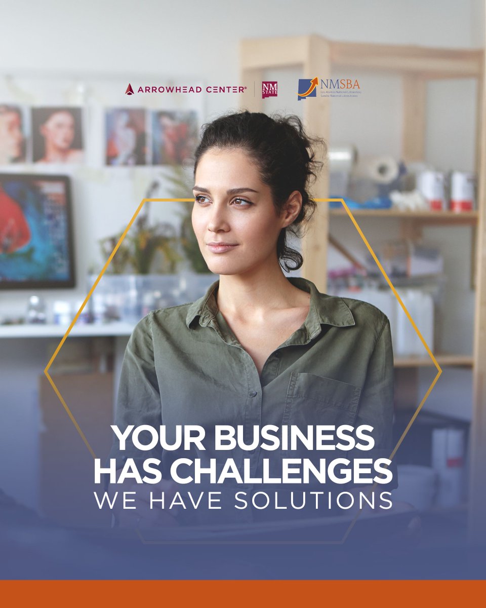 ATI_Arrowhead's tweet image. The NMSBA program can help with technical support from national labs. Arrowhead Center connects New Mexico small businesses with the people, tools, and lab capabilities to help you move forward—up to $10K worth.
Explore what’s possible: buff.ly/y9pporZ