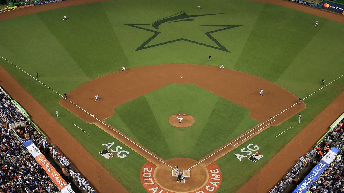 For the 2017 ASG in Miami, we focused on celebrating the Marlins themselves—marking the first time in franchise history they hosted All-Star festivities #MLB #allstar #AllStarGame #MLBAllStarGame #miami #MarlinsBeisbol