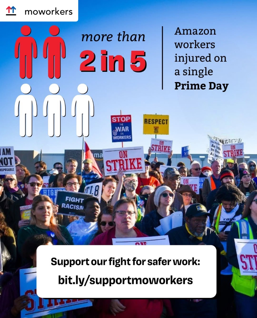 jobsandfreedom_'s tweet image. Posted @withregram • @moworkerscenter 

This Prime Week, can we count on you to show up in solidarity with Amazon #MOworkers?

Donate here and spread the word: bit.ly/supportmoworke…

#AmazonHurts #MakeAmazonPay