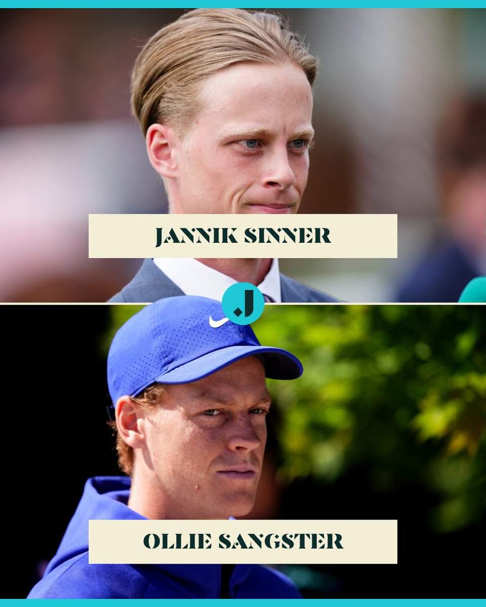 The Jockey Club (@thejockeyclub) on Twitter photo Honest question...
Ever seen <a href="/OllieSangster/">Ollie Sangster</a> & <a href="/janniksin/">Jannik Sinner</a> in the same room? 🤔
#Wimbledon2025 Honest question...
Ever seen <a href="/OllieSangster/">Ollie Sangster</a> & <a href="/janniksin/">Jannik Sinner</a> in the same room? 🤔
#Wimbledon2025