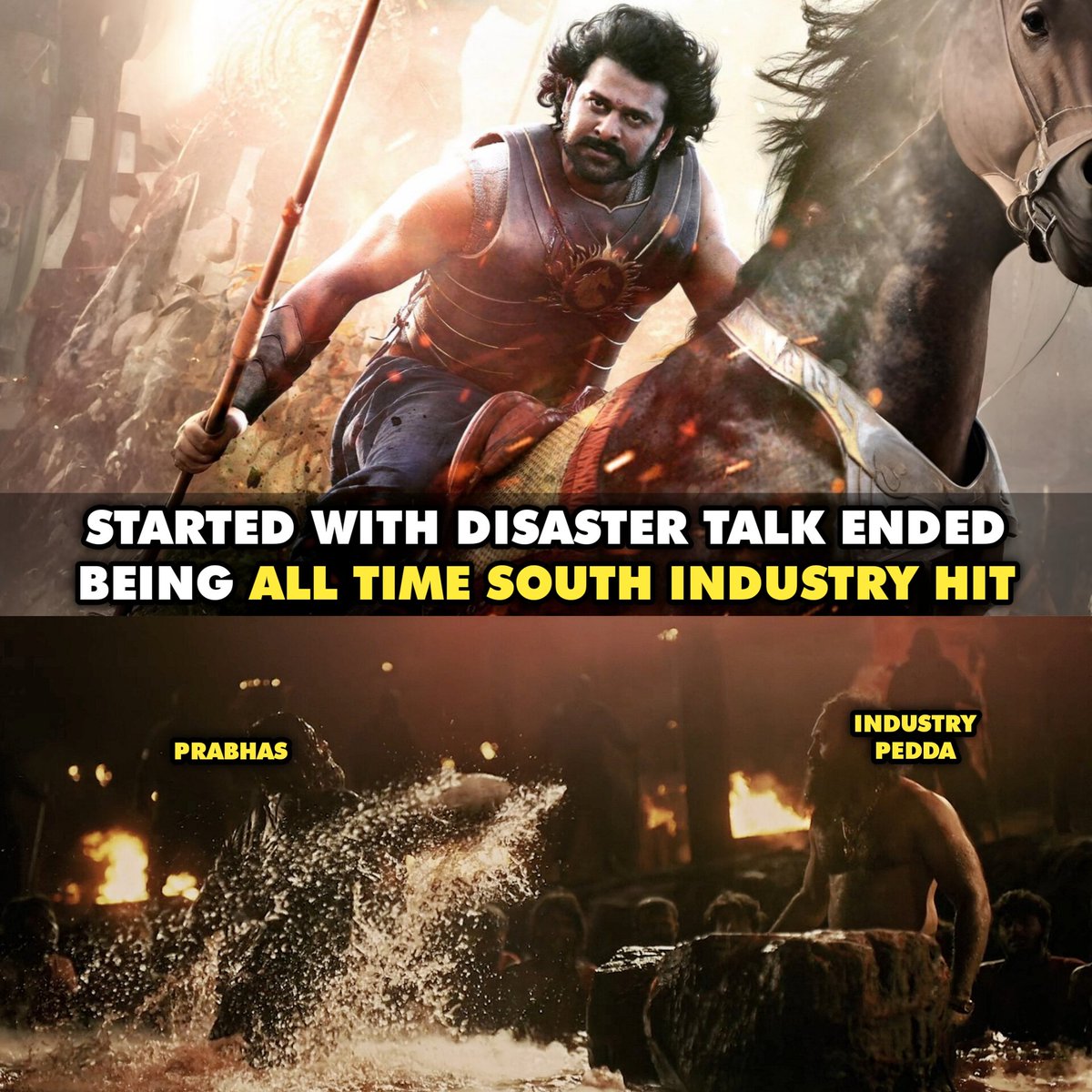 You can hate #Prabhas but never defeat 😌💯
#DecadeofBaahubaliReign
