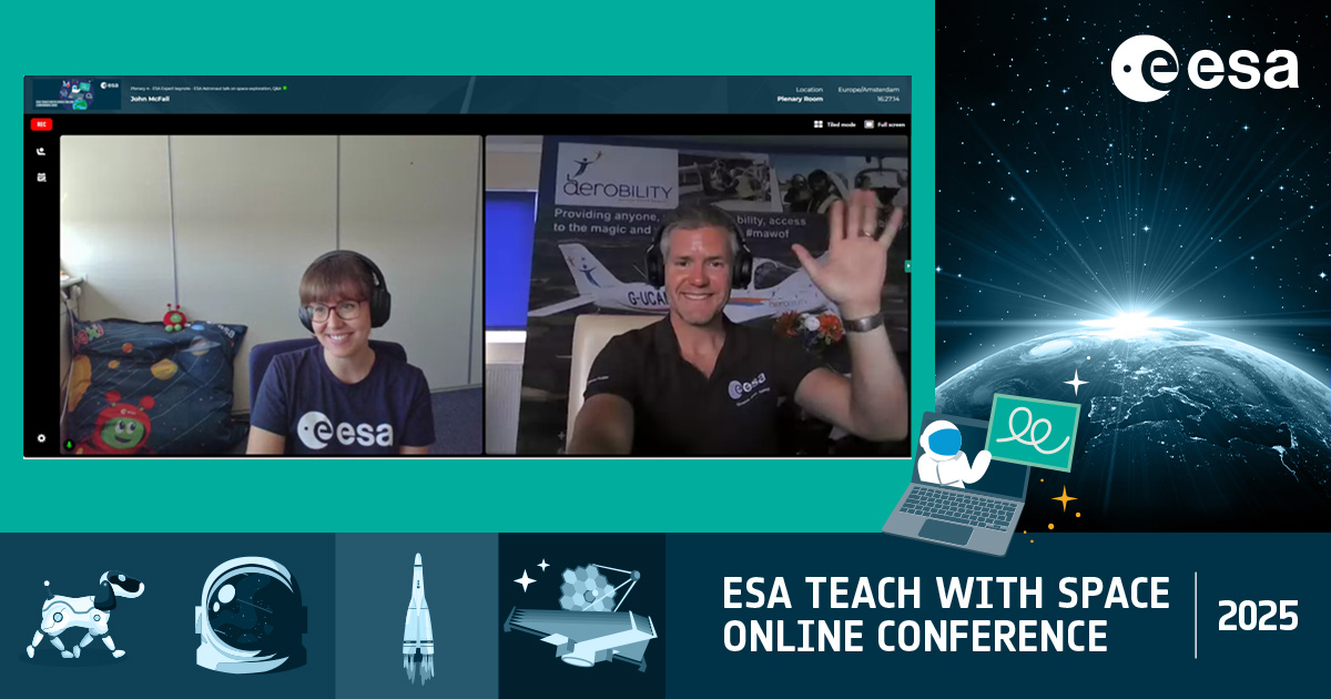 ESA Education (@esa__education) on Twitter photo 🚀✨ What a fantastic first day at the <a href="/esa/">European Space Agency</a> Teach with Space Online Conference 2025! 👩🏫🌍
Today, teachers and educators explored:
👩💻 ESA's classroom resources for primary and secondary students
🛰️ How satellites help up study and monitor our planet
🗺️ Tools to access satellite 🚀✨ What a fantastic first day at the <a href="/esa/">European Space Agency</a> Teach with Space Online Conference 2025! 👩🏫🌍
Today, teachers and educators explored:
👩💻 ESA's classroom resources for primary and secondary students
🛰️ How satellites help up study and monitor our planet
🗺️ Tools to access satellite