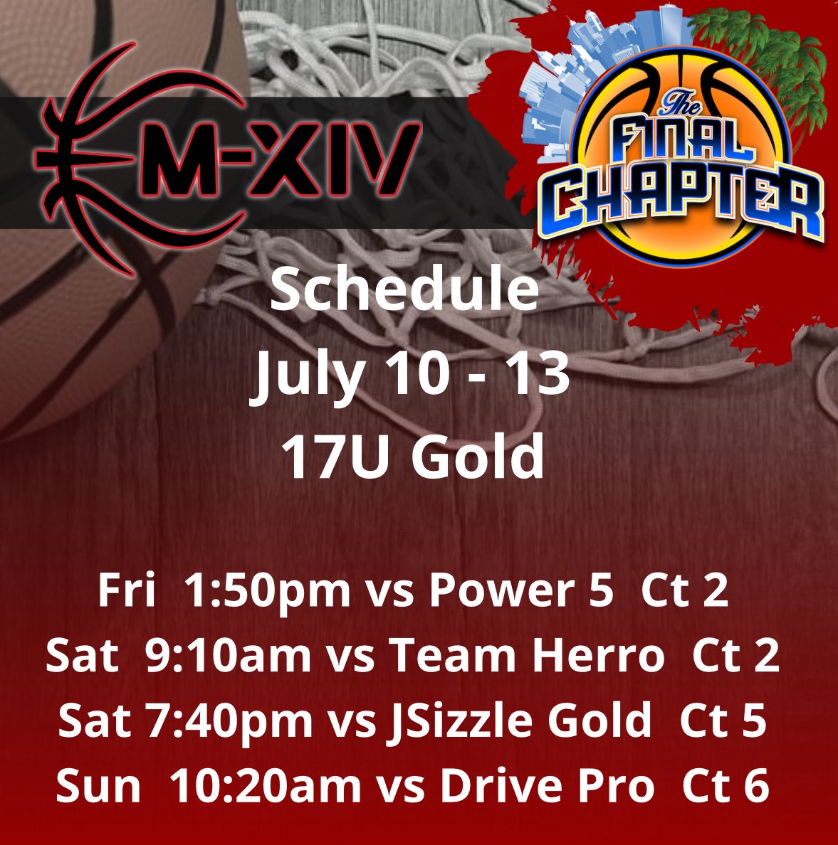 Team M-XIV Boys (@m14hoops_boys) on Twitter photo 🔥🔥 Schedule Alert 🔥🔥
✅ 17U Gold
📸 NY2LA
✈️ Aurora, IL
🗓 July 10-13
#Repthe14
<a href="/ny2lasports/">NY2LA SPORTS</a>
<a href="/ILHoopProspects/">Illinois Hoop Prospects</a>
<a href="/ILLHoopsScoops/">ILLHoopsScoops</a>
<a href="/chilandprephoop/">Chicagoland PrepHoop</a>
<a href="/HardwoodPrepsIL/">Hardwood Preps Illinois</a> 🔥🔥 Schedule Alert 🔥🔥
✅ 17U Gold
📸 NY2LA
✈️ Aurora, IL
🗓 July 10-13
#Repthe14
<a href="/ny2lasports/">NY2LA SPORTS</a>
<a href="/ILHoopProspects/">Illinois Hoop Prospects</a>
<a href="/ILLHoopsScoops/">ILLHoopsScoops</a>
<a href="/chilandprephoop/">Chicagoland PrepHoop</a>
<a href="/HardwoodPrepsIL/">Hardwood Preps Illinois</a>