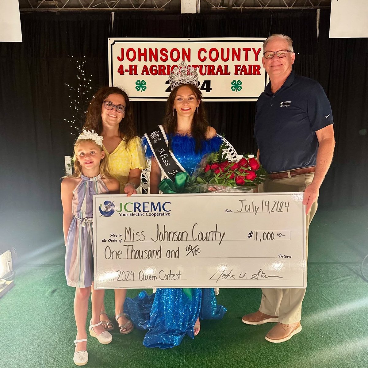 Did we mention that the Johnson County Fair kicks off this weekend? 🌽✨🎠

Here's what we'll be up to this weekend:
🚗 Catch JCREMC in the Fair Parade on Saturday, July 12
🩵 Come see the JCREMC booth in Herring Hall at 1PM on Sunday, July 13
👑 Stay for the Johnson County Fair