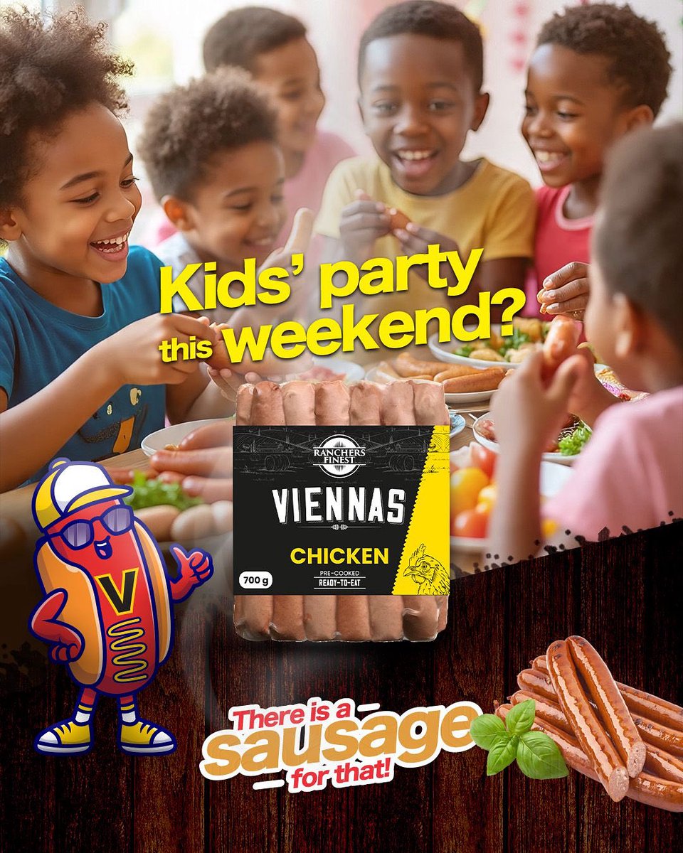 Make it stress-free and delicious with our quick, easy, and satisfying 5-minute viennas, A kids' favorite! 

📍Grab yours today at your nearest supermarket or stop by Forest Mall Lugogo!
💬: 0785711697
🌍ranchersfinest.net

#RanchersFinest #TheresASausageForThat
#ugandanmeat
