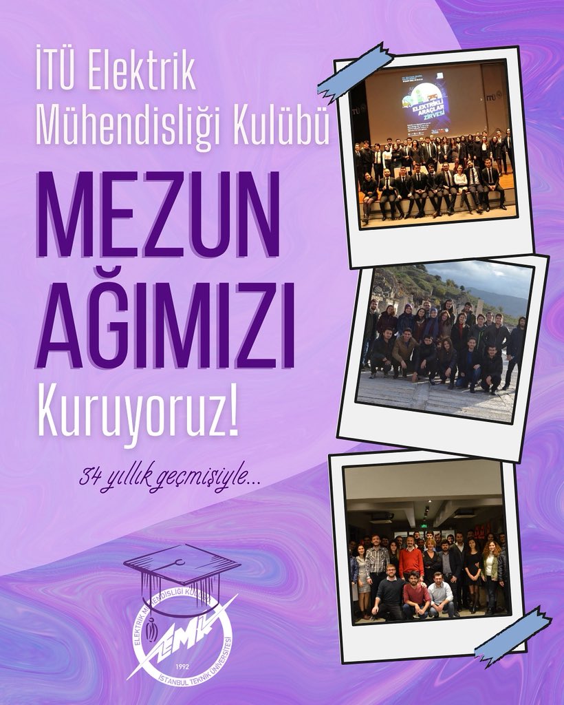 teg_emk's tweet photo. 🎓 İTÜ EMK Mezun Ağı kuruluyor! ✨
34 yıllık tarihiyle İTÜ EMK, şimdi 1992’den bugüne YK’da görev almış mezunları bu ağda buluşturuyor. 💙
EMK kültürü bu ağ üzerinden planalanacak, organizasyonlarla güçlendirilecek.

👉 Katılmak için: https://t.co/ExFRHET17A https://t.co/ZJUqsxxdK1