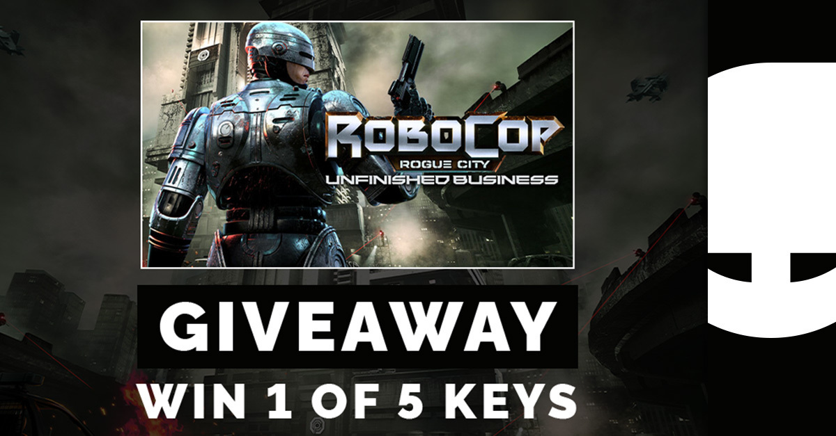 RoboCop: Rogue City - Unfinished Business is out next week, and to celebrate, we're giving away five copies of the game on Steam! 🤖  

To find out more and enter, click the link 👉 bit.ly/3GgFCci #giveaway