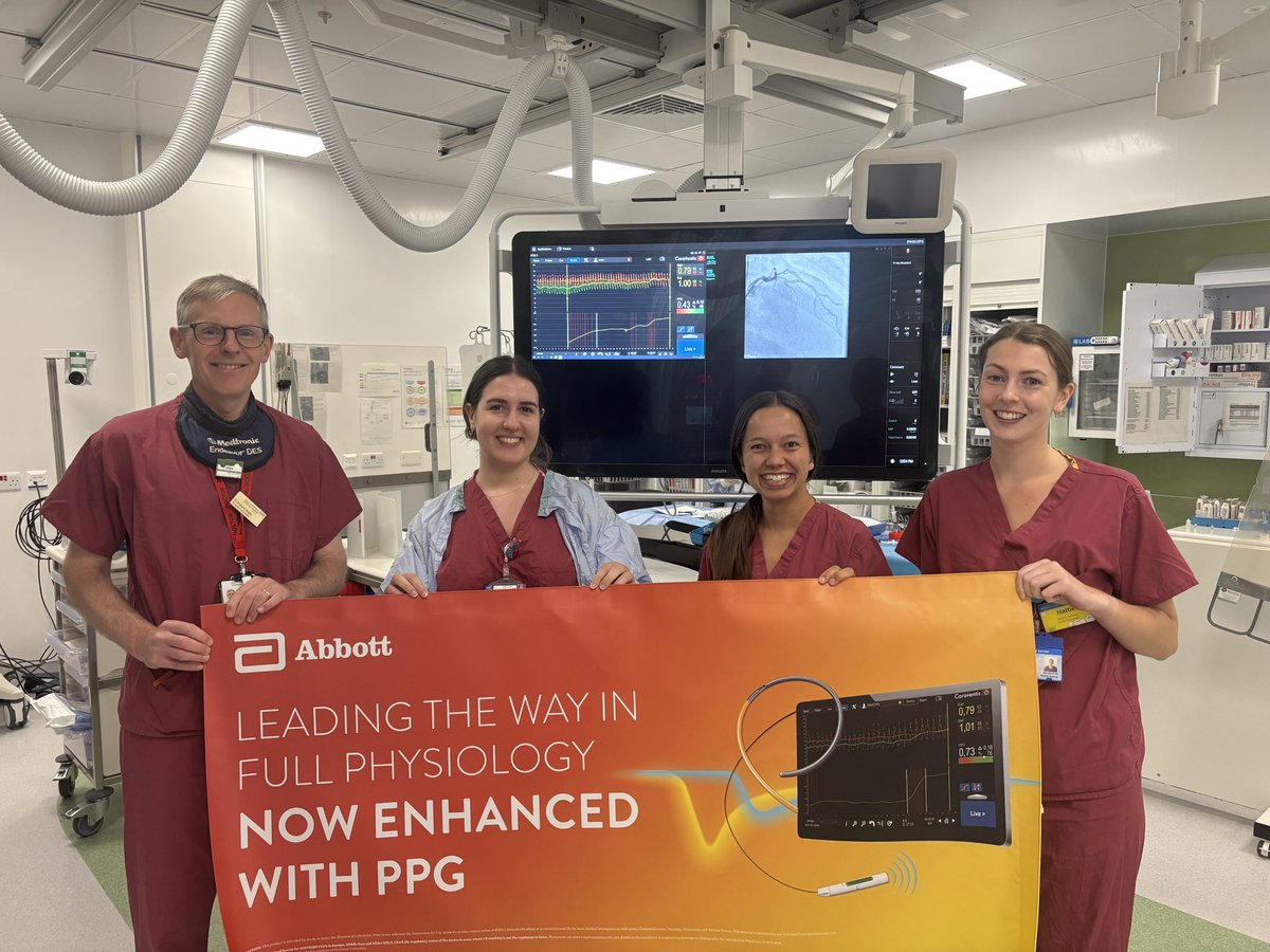 IlesNathan's tweet photo. @richardbogle from @geshNHS performing #FullPhysiology to get the best outcomes for the patient! Using our one-wire & #Coroflow, the team performed #IMR, #CFR, #RFR & #PPG to strategise their PCI. Thank you to all involved 🫶🏼 https://t.co/2PM1iwKszJ