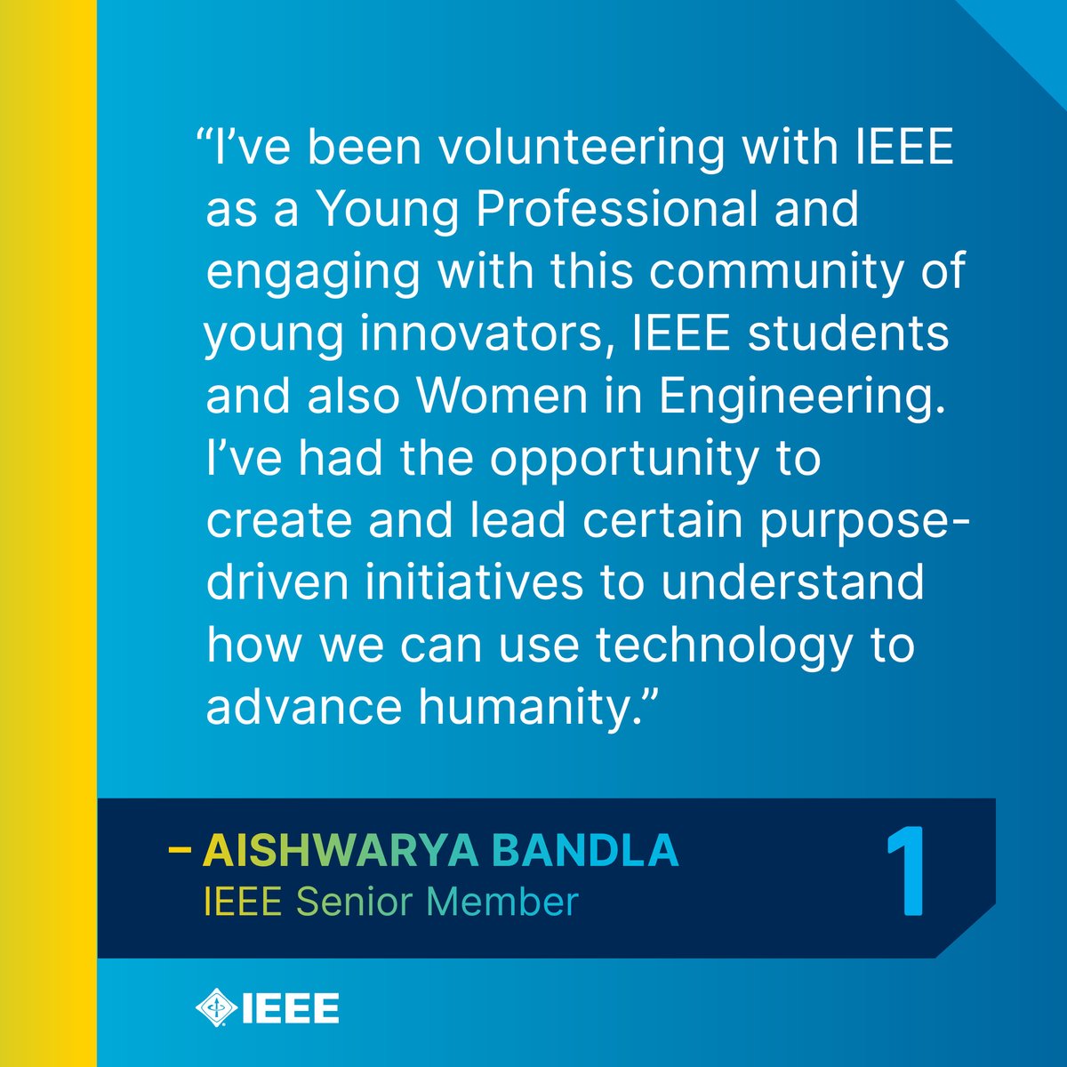 IEEEorg's tweet image. #IEEE empowers engineers to tackle some of the world’s most pressing challenges with technology — with support at any stage of their careers.
See what members are saying on IEEE Transmitter: bit.ly/4nDOSru