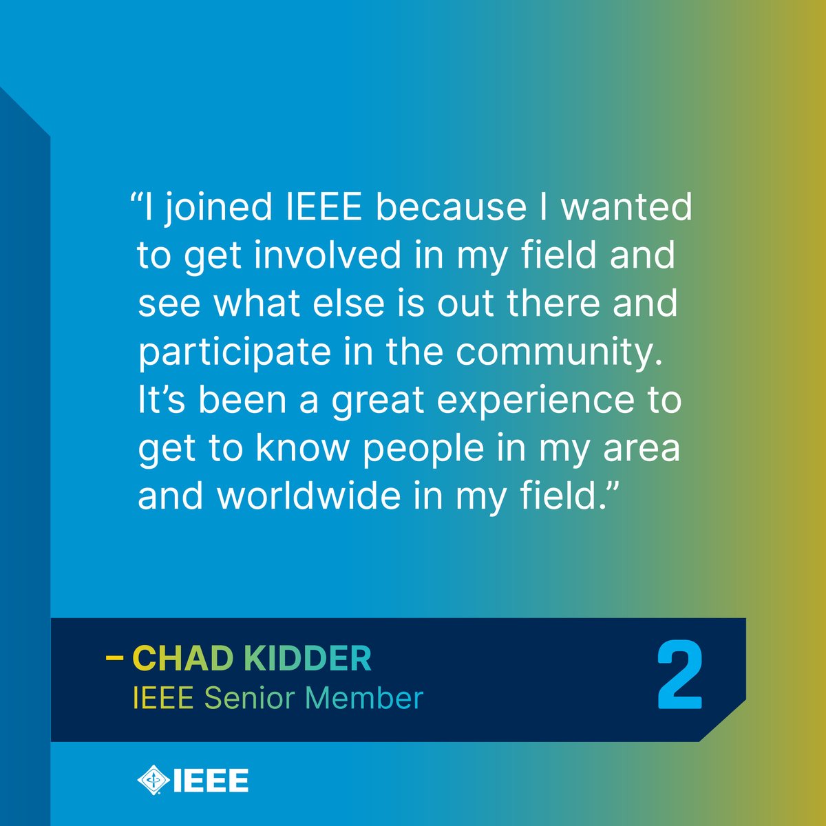 IEEEorg's tweet image. #IEEE empowers engineers to tackle some of the world’s most pressing challenges with technology — with support at any stage of their careers.
See what members are saying on IEEE Transmitter: bit.ly/4nDOSru
