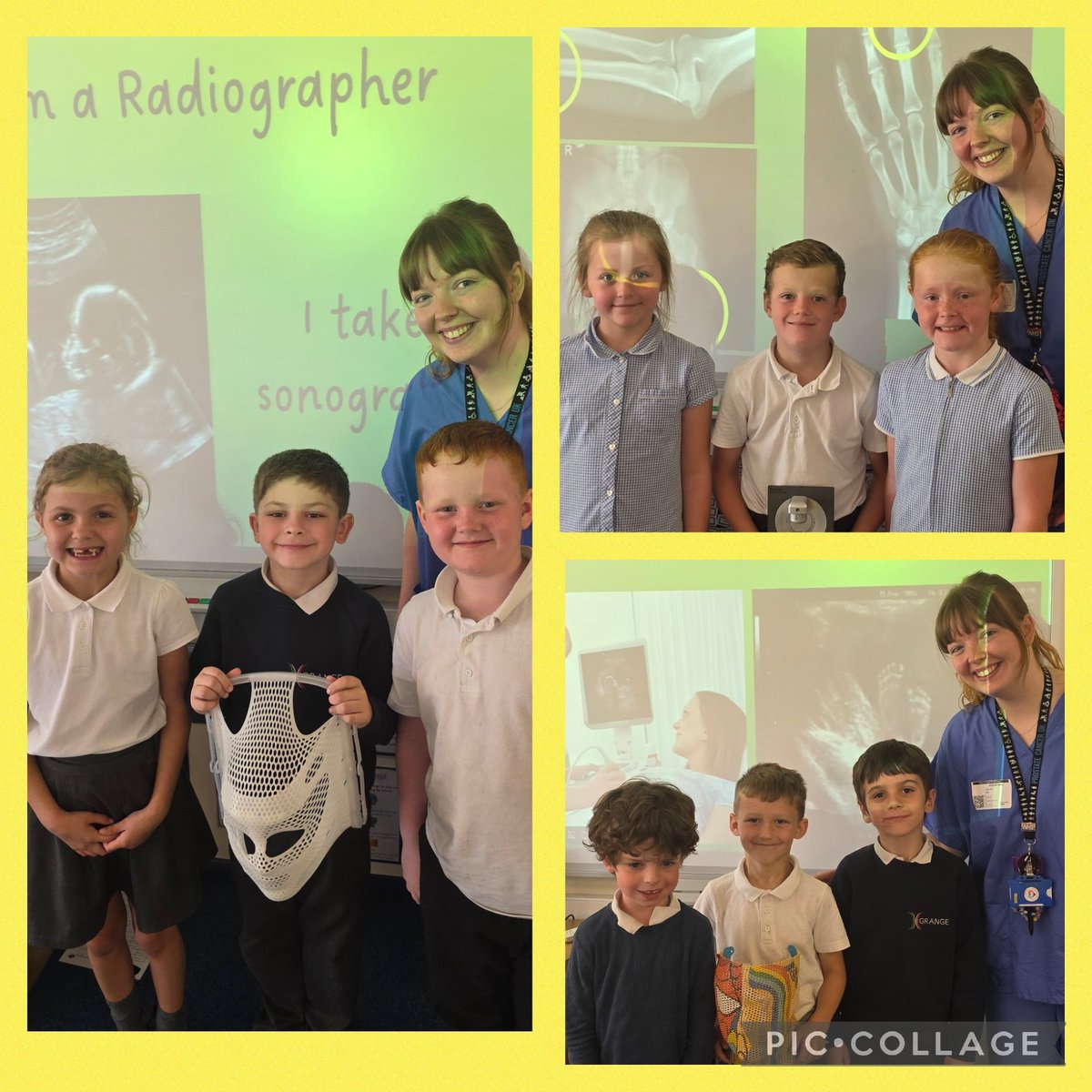 As part of our Inspire Day, this morning we met Georgina Hill.  Georgina is a radiographer at the Christie Hospital and she told us all about her very exciting job! <a href="/GrangeMissA/">GrangeMissA</a> <a href="/GrangeMrsMcG/">Mrs McGilloway</a> <a href="/GrangeMrsB/">Mrs Beatson</a> #InspireDay2025