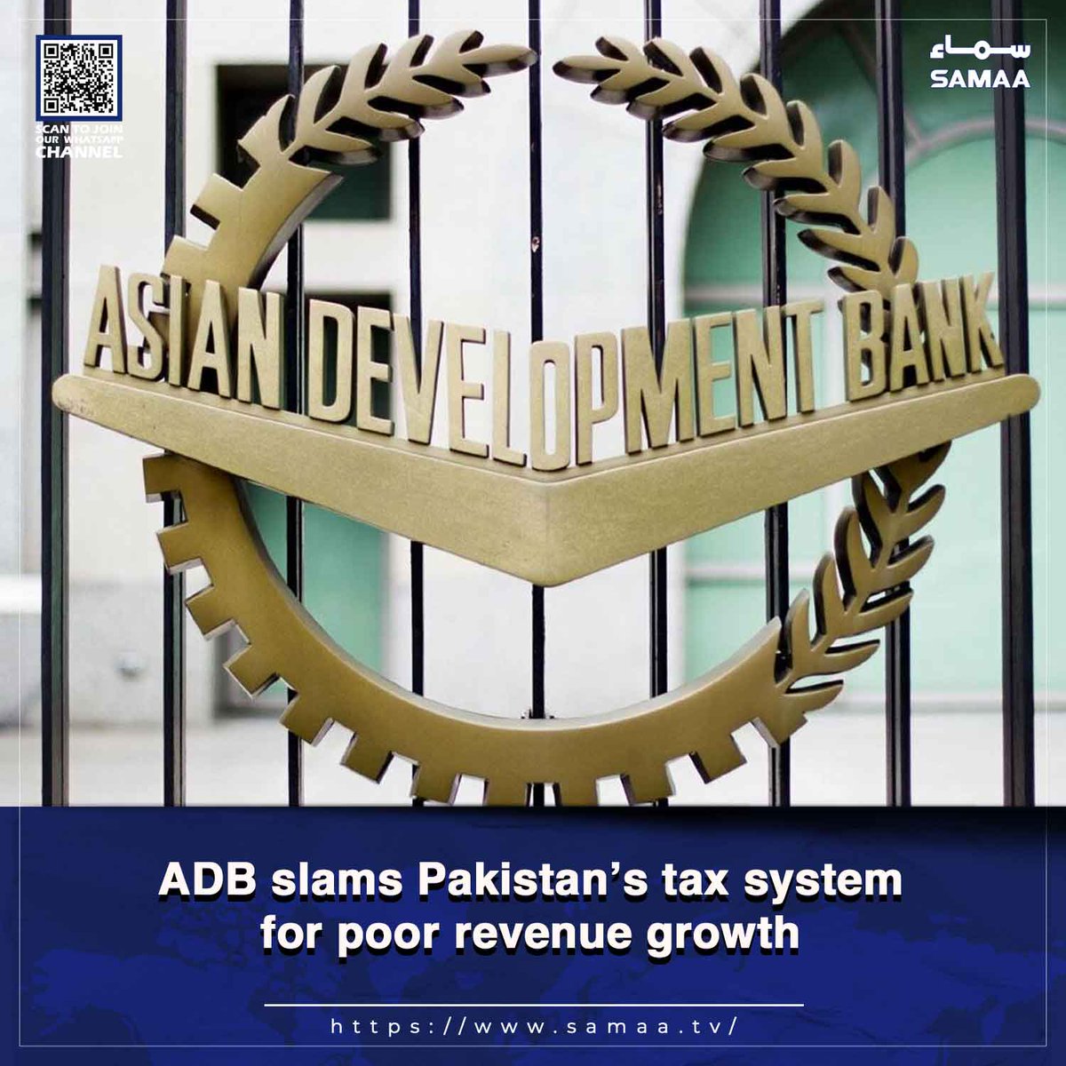 SAMAATV's tweet photo. Pakistan's tax-to-GDP ratio remains lowest in region, between just 3-4%, far below Vietnam
Read more: https://t.co/9t6cGrwSSJ
#SamaaTV #ADB #ADBreport #taxation #TaxtoGDP #revenue #economy #taxsystem https://t.co/XvtyYhf8dw