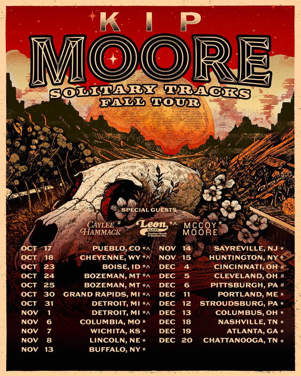 KipMooreMusic's tweet photo. Presale and VIP tickets go on sale today at 10am local. 

Sign up for my email list for presale code: https://t.co/zw6INCk2Og
VIP tix: https://t.co/M4Iz7tUXU4 https://t.co/YO7QHNo9cH