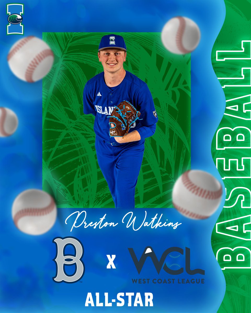 IslandersBSB's tweet image. Another one!
Congrats to our own @P17Watkins on being named a West Coast League All-Star! ⭐
#ShakasUp