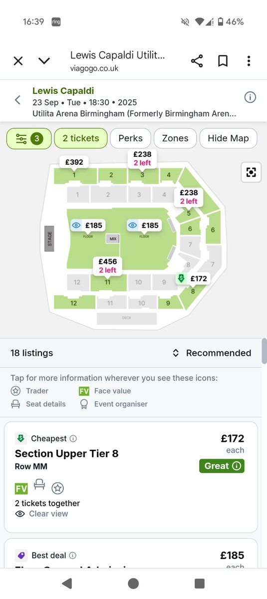emmagilbert33's tweet photo. As if all the priority tickets for @LewisCapaldi have sold out and being sold on viagogo already !! #Wankers https://t.co/p9y8FJ6E2H