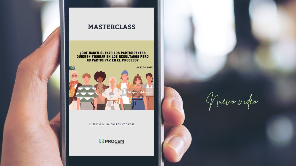 PROCEM_ES's tweet photo. Hoy es #miércolesdemásterclass !!!
Entérate cómo lograr el involucramiento de todos en la organización, para evitar que solo algunos sean parte de los resultados y no de los procesos.
Entérate aquí: https://t.co/K01qP1QKcI

#AprendeconPROCEM https://t.co/N7yJqjkXrw