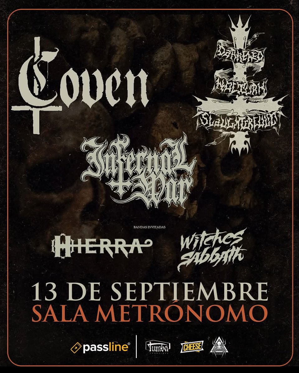 Sábado 13 de Septiembre Sala Metrónomo Santiago!