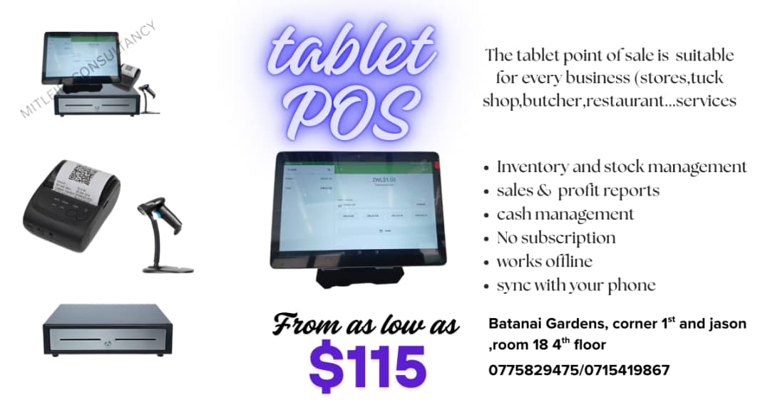 Mitleidconsult's tweet photo. Tablet point of sale
Hand held point of sale 
Bluetooth printer
Bar code scanner
Cash drawer https://t.co/MsLJKY0DVl