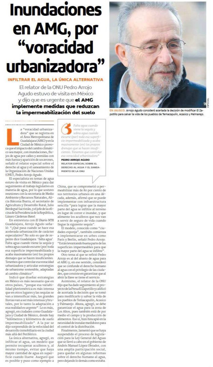 Llaman “progreso” a destruir el suelo.
Llaman “desarrollo” a poner parches de concreto.
Hoy, Guadalajara se inunda porque sus gobiernos vendieron hasta el último metro cuadrado al mejor postor, sin consecuencias.

La advertencia es clara: esto ya no es natural, es voracidad