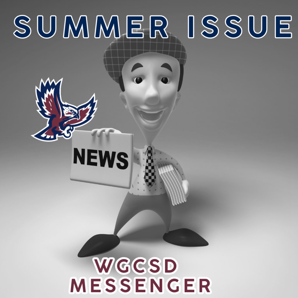 HEAR YE, HEAR YE! 
THE SUMMER ISSUE OF THE SCHOOL MESSENGER HAS BEEN RELEASED 
CHECK OUT THE RECAPS FROM THE CLASS OF 2025,  SPRING SPORTS AND NEWS FOR SUMMER! 
5il.co/3ldyx