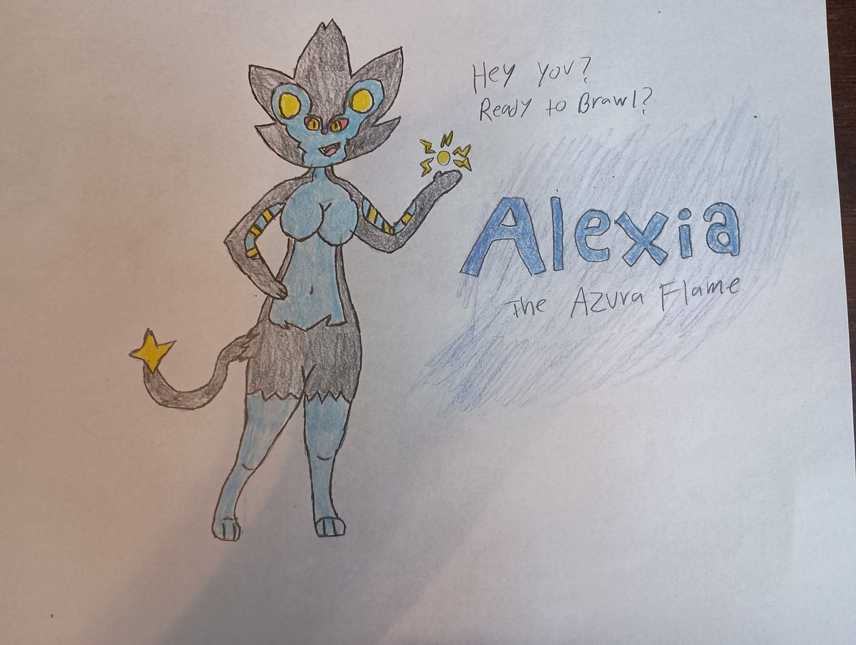 electricalshinx's tweet photo. Apparently it's #ProtfolioDay so here is a collection of four of what I consider some of my best drawings I've made so far hehe #Braixen #Zeraora #Luxray #Necrozma https://t.co/yxoCe3DeFQ