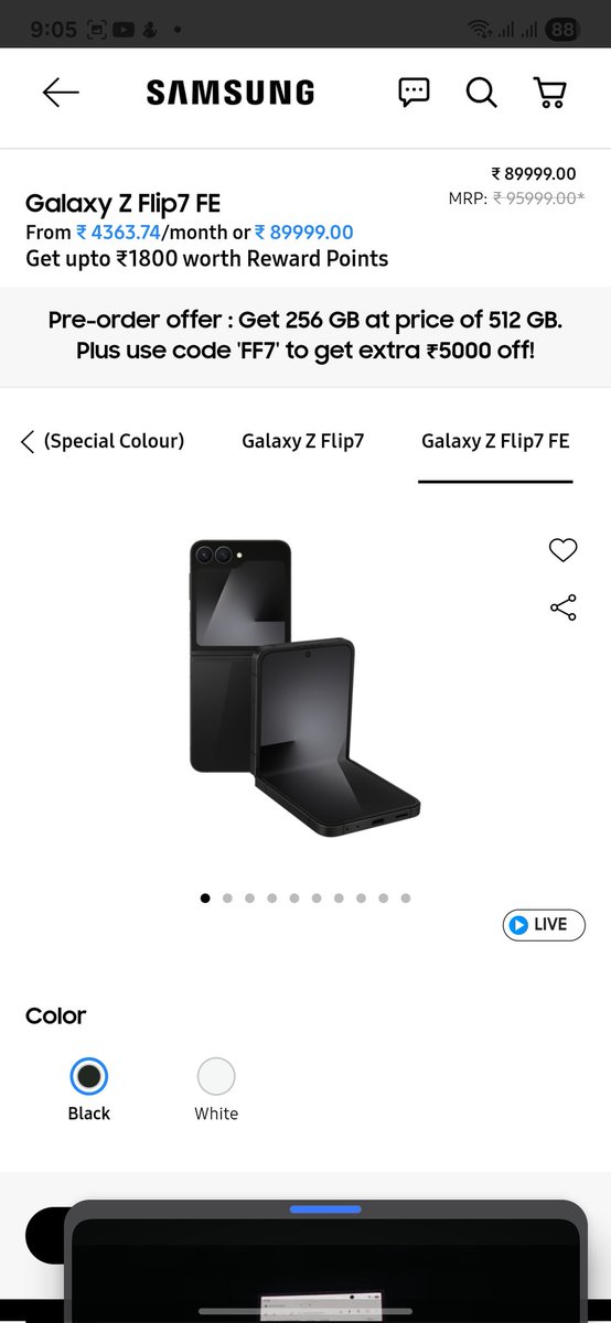BCD_Tech's tweet photo. @SamsungIndia 
Get 256 GB at price of 512 GB https://t.co/YBB8LS2kxw
