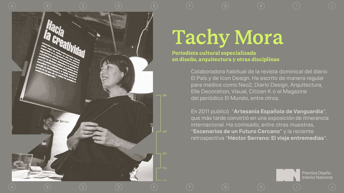 TACHY MORA, JURADO DE LOS PREMIOS DIN

<a href="/tachymora/">Tachy Mora</a> 

+info: cdicv.com/tachy-mora-jur…

#CDICV #PremiosDIN