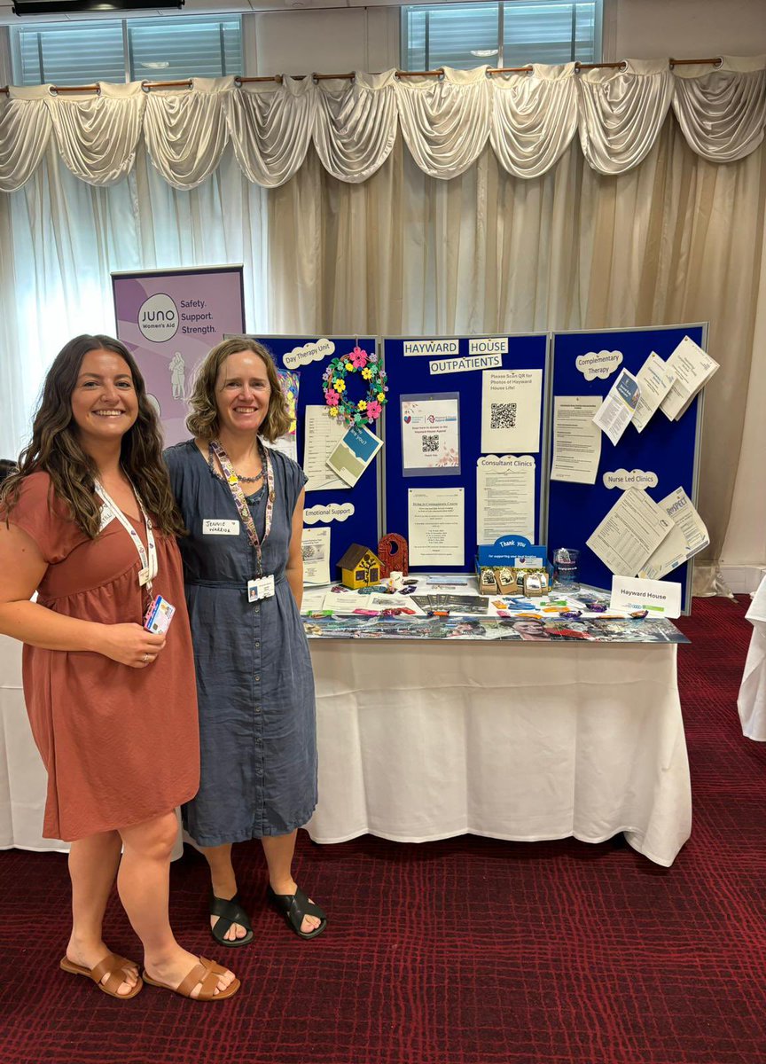 Debbie Clay (nee Raffle) (@debbie_raffle) on Twitter photo Two of the day therapy nursing team Showcasing <a href="/HaywardhouseDT/">Hayward House Day Therapy and Outpatients</a> <a href="/HaywardHouseNUH/">Hayward House</a> at the macmillan time out day Two of the day therapy nursing team Showcasing <a href="/HaywardhouseDT/">Hayward House Day Therapy and Outpatients</a> <a href="/HaywardHouseNUH/">Hayward House</a> at the macmillan time out day